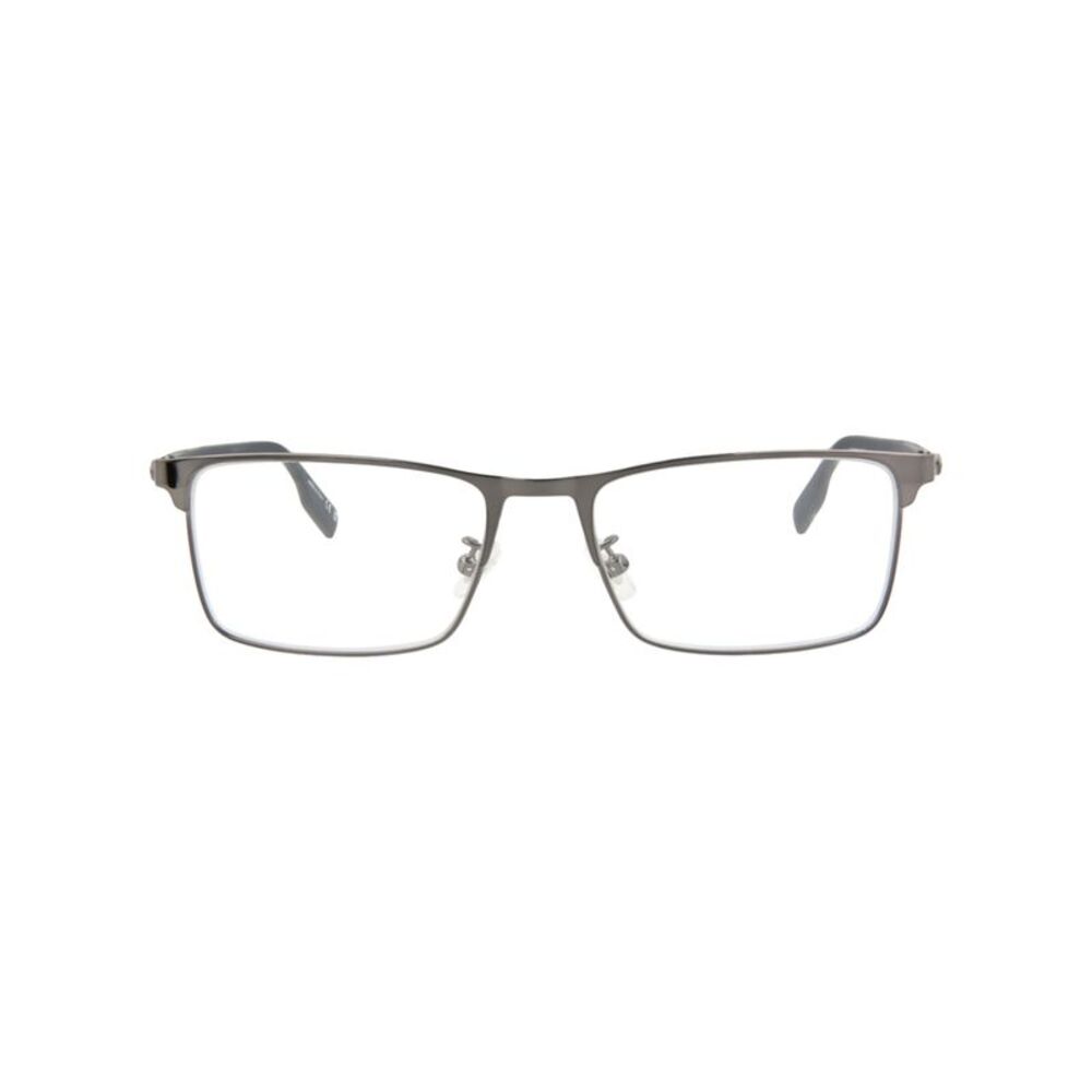 Montblanc Square-Frame Metal Optical Frames Grey Mens